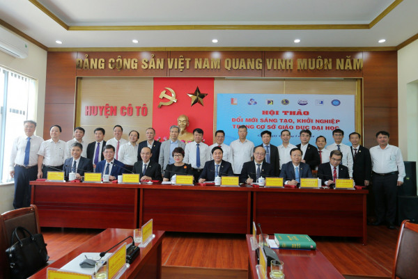 Bách khoa Hà Nội cùng 6 trường ĐH kỹ thuật ký kết hợp tác “Đổi mới sáng tạo, khởi nghiệp trong cơ sở giáo dục đại học”