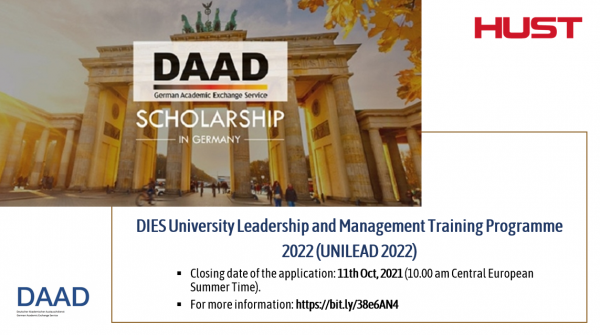 DIES University Leadership and Management Training Programme 2022 (UNILEAD 2022)