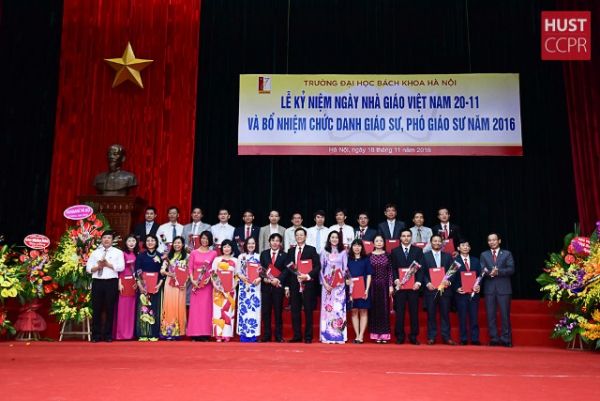 Lễ kỷ niệm ngày Nhà giáo Việt Nam 20/11 và  bổ nhiệm các chức danh Giáo sư, Phó Giáo sư năm 2016