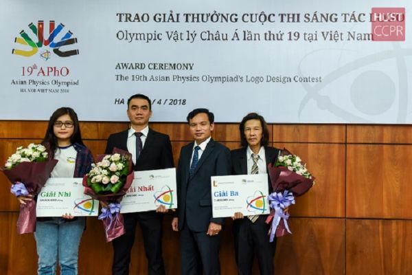 Tác giả Nguyễn Ngọc Huy Mẫn giành giải Nhất Cuộc thi sáng tác logo Olympic Vật lý châu Á lần thứ 19