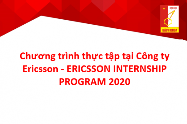 Chương trình Thực tập Ericsson Internship Program 2020