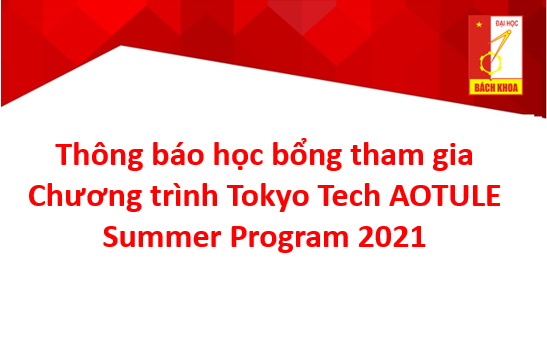 Chương trình Tokyo Tech AOTULE Summer Program 2021