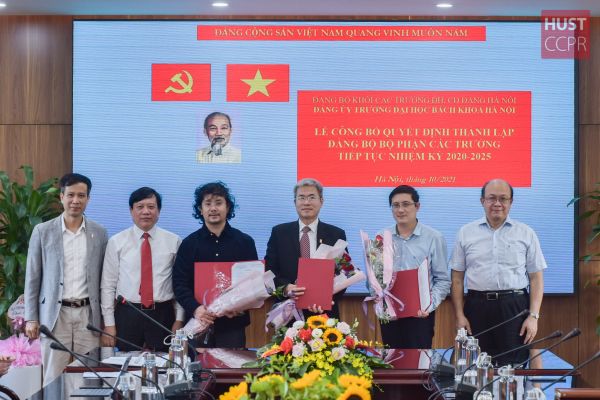 3 Trường mới thành lập thuộc Trường Đại học Bách khoa Hà Nội có 3 Đảng bộ bộ phận mới