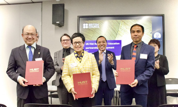 Bách khoa thúc đẩy hợp tác giáo dục đại học giữa Anh và Việt Nam