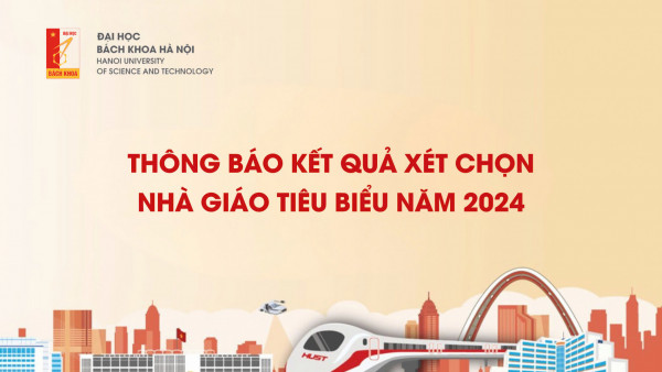 Thông báo Kết quả xét chọn nhà giáo tiêu biểu năm 2024