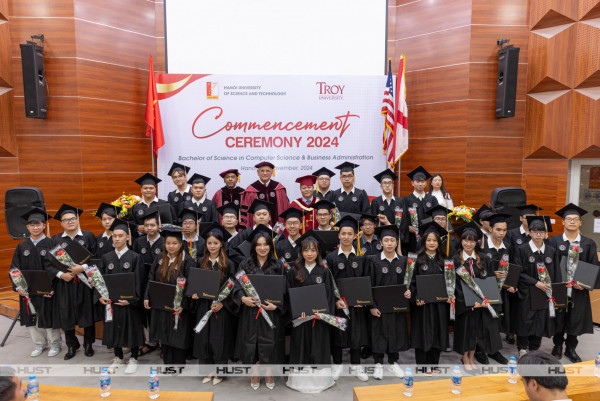 Graduation Ceremony for HUST-Troy University Joint Programs