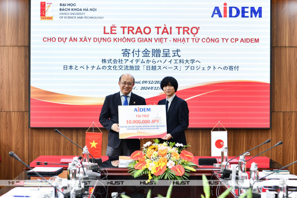 Japanese Company Sponsors Japan-Vietnam Space at HUST