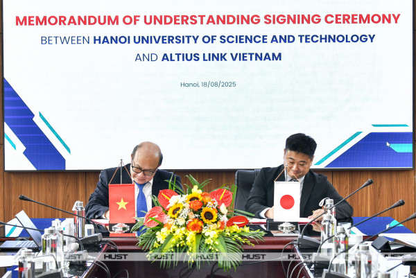 Bách khoa Hà Nội và Altius Link Việt Nam hợp tác trong đào tạo và nghiên cứu khoa học