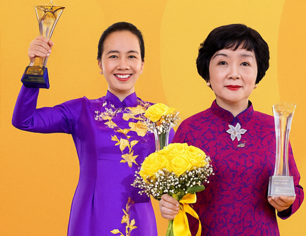 Hai đóa hồng Bách khoa nhận danh hiệu “Bông hồng Vàng 2025”