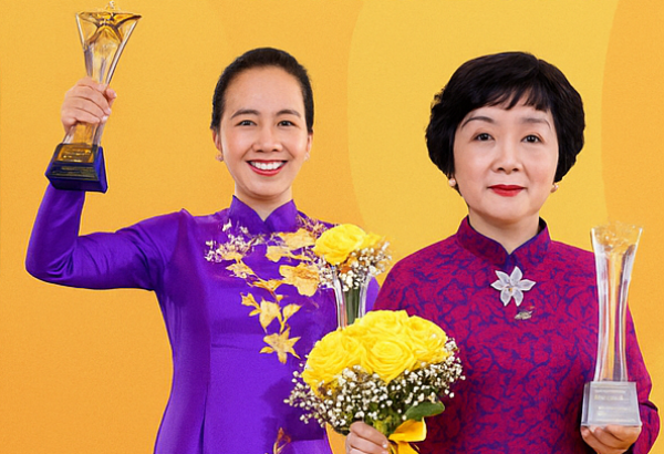 Hai đóa hồng Bách khoa nhận danh hiệu “Bông hồng Vàng 2025”