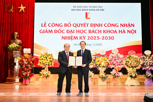 Dấu mốc ngày 20/11 tại Bách khoa: Công bố Quyết định công nhận Giám đốc Đại học nhiệm kỳ 2025 - 2030