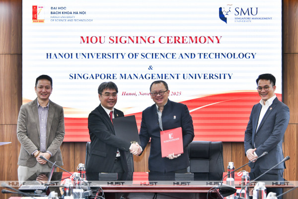 Bách khoa Hà Nội hợp tác với đại học chuyên ngành quản lý hàng đầu Singapore