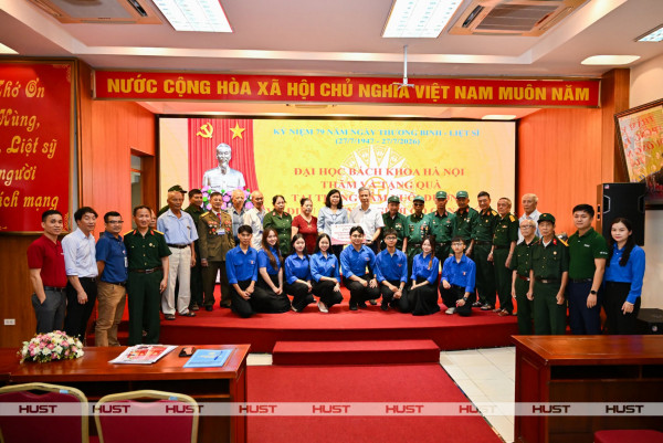 Đại học Bách khoa Hà Nội tri ân người có công nhân dịp kỷ niệm 79 năm ngày Thương binh - Liệt sỹ