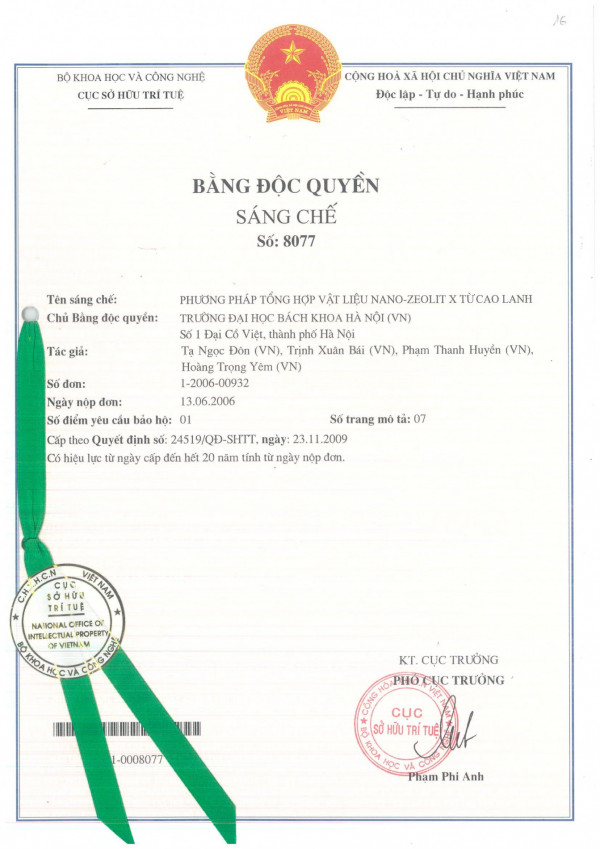 Phương pháp tổng hợp vật liệu nano-zeolit X từ cao lanh