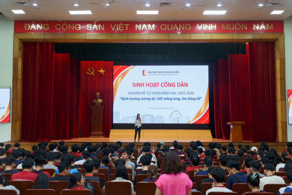 Đại học Bách khoa Hà Nội đồng hành cùng sinh viên: tháo gỡ áp lực, định hướng tương lai