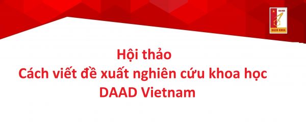 Hội thảo „Cách viết đề xuất nghiên cứu khoa học“ - DAAD Vietnam