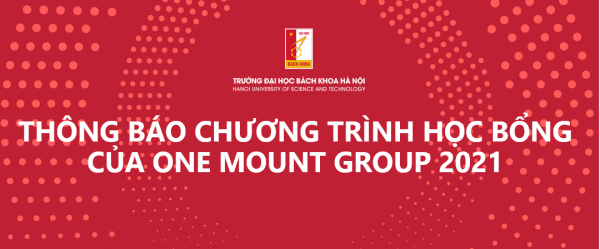 Thông báo chương trình học bổng của One Mount Group 2021