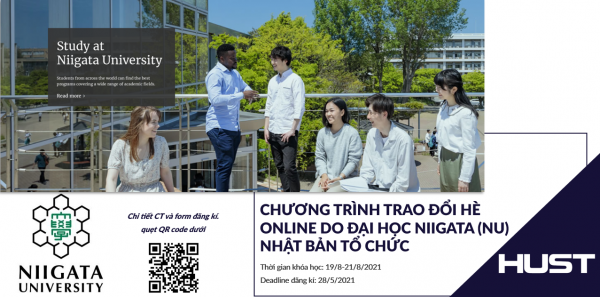 Thông báo về Chương trình Trao đổi sinh viên hè tại Đại hoc Niigat (NU), Nhật Bản