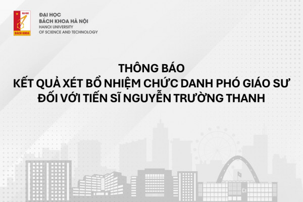 TB xét bổ nhiệm PGS Nguyễn Trường Thanh