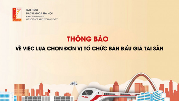 Thông báo lựa chọn đơn vị tổ chức bán đấu giá tài sản