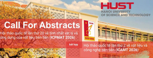 Thông báo Hội nghị ICPMAT & ICAMT 2026