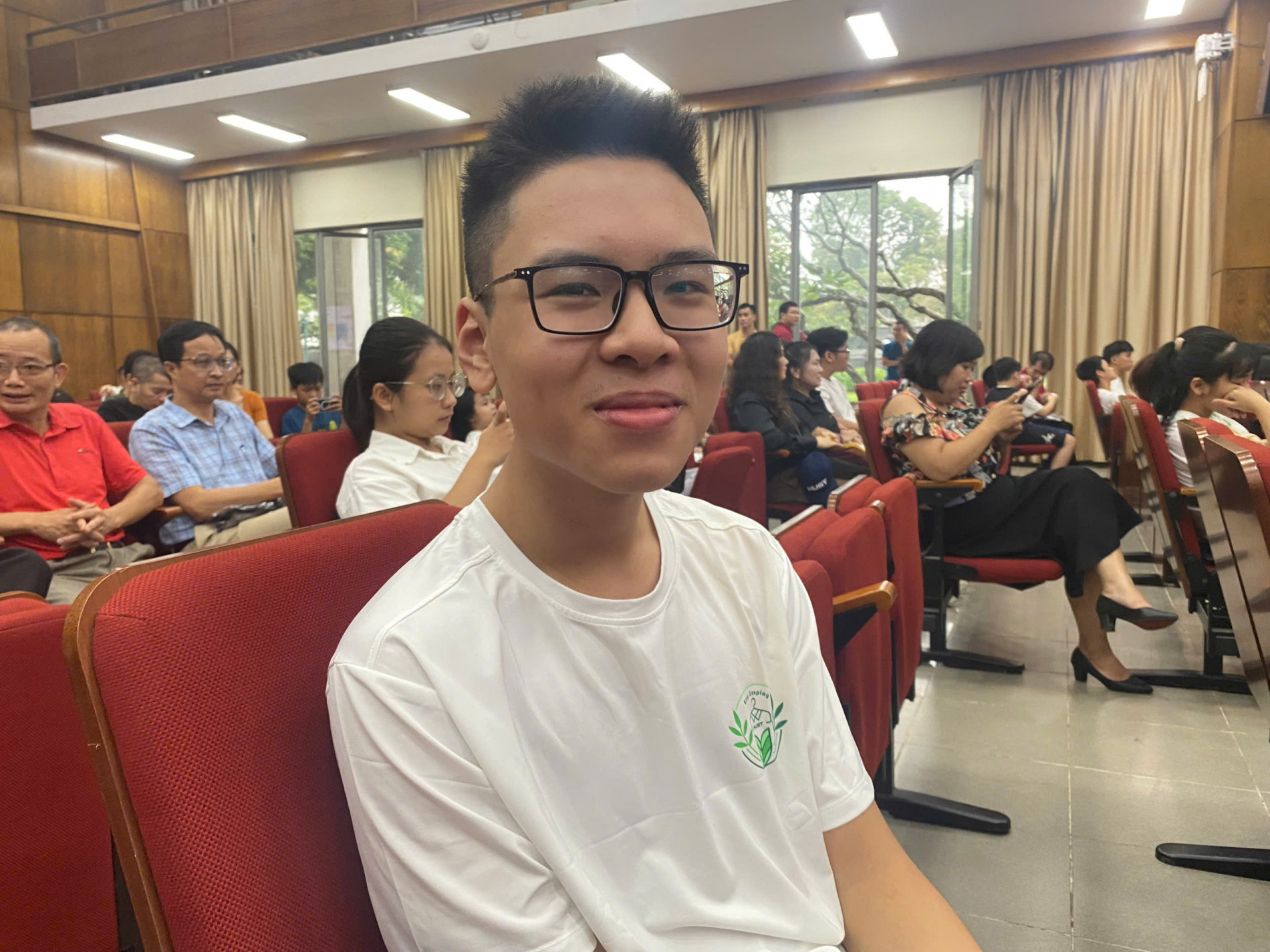 Ngo Gia Hieu, son of lecturer Bui Thanh Nga from the School of Economics