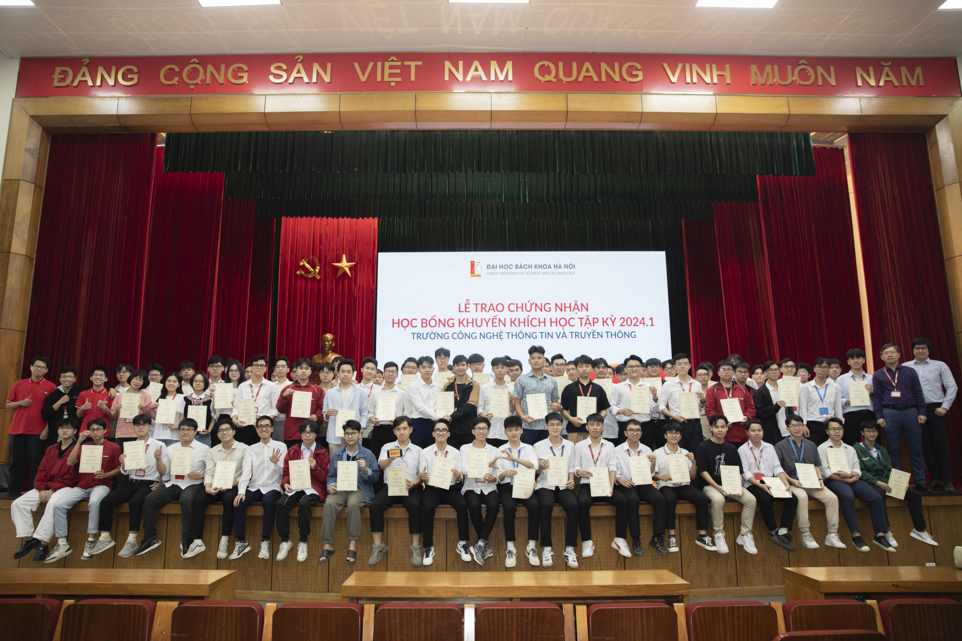 Lễ trao Chứng nhận Học bổng Khuyến khích học tập kỳ 2024.1, Trường Công nghệ Thông tin và Truyền thông, ĐHBK Hà Nội
