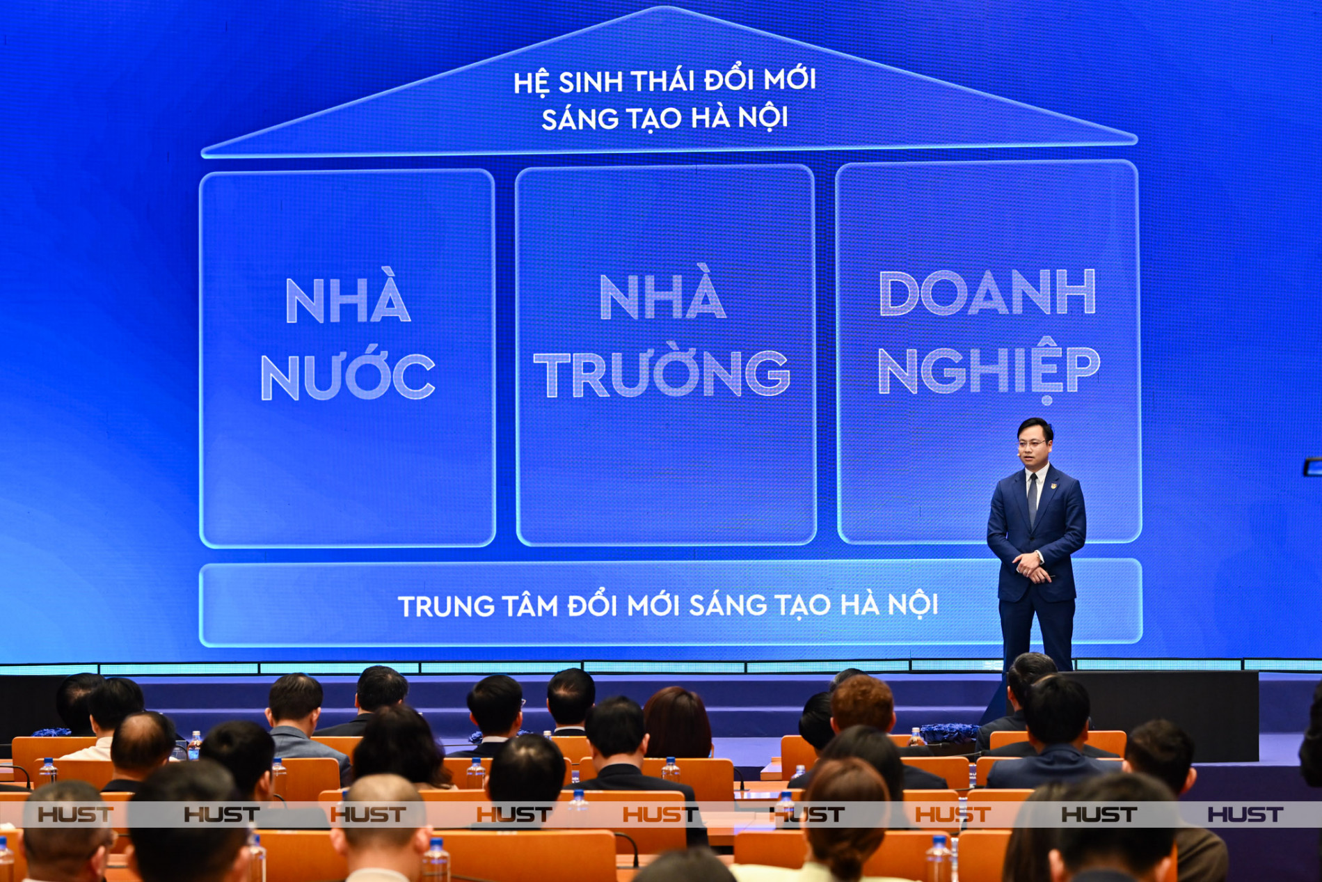 Ông Trần Quang Hưng, Chủ tịch HĐQT Công ty cổ phần Trung tâm đổi mới sáng tạo Hà Nội