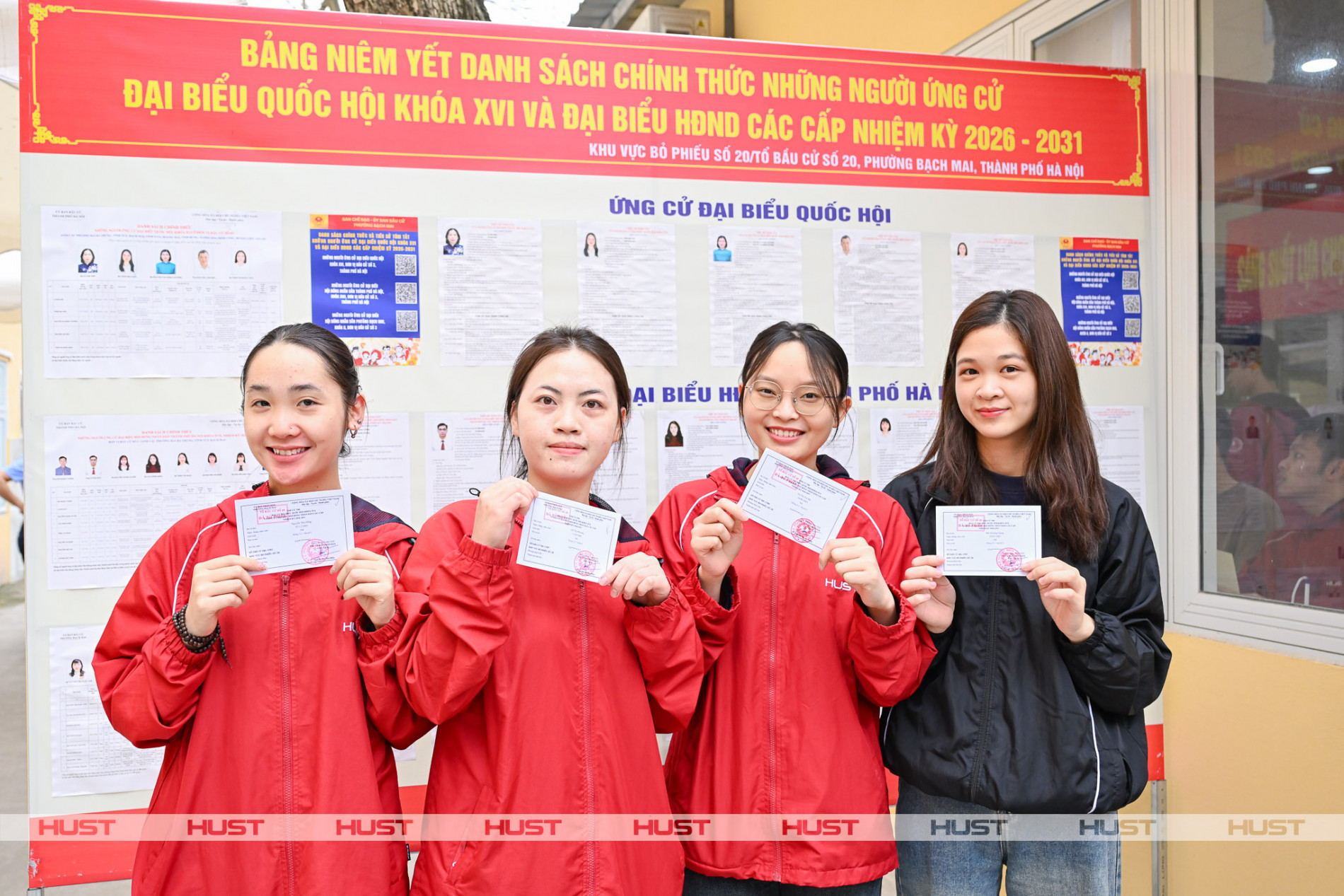 Ngày hội bầu cử tại Đại học Bách khoa Hà Nội