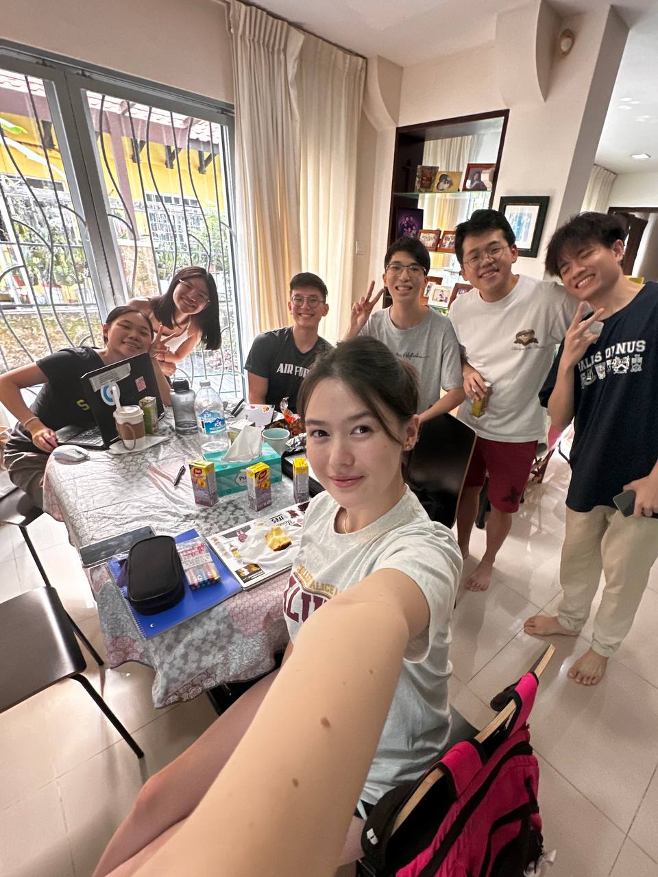 Học nhóm cùng sv nus