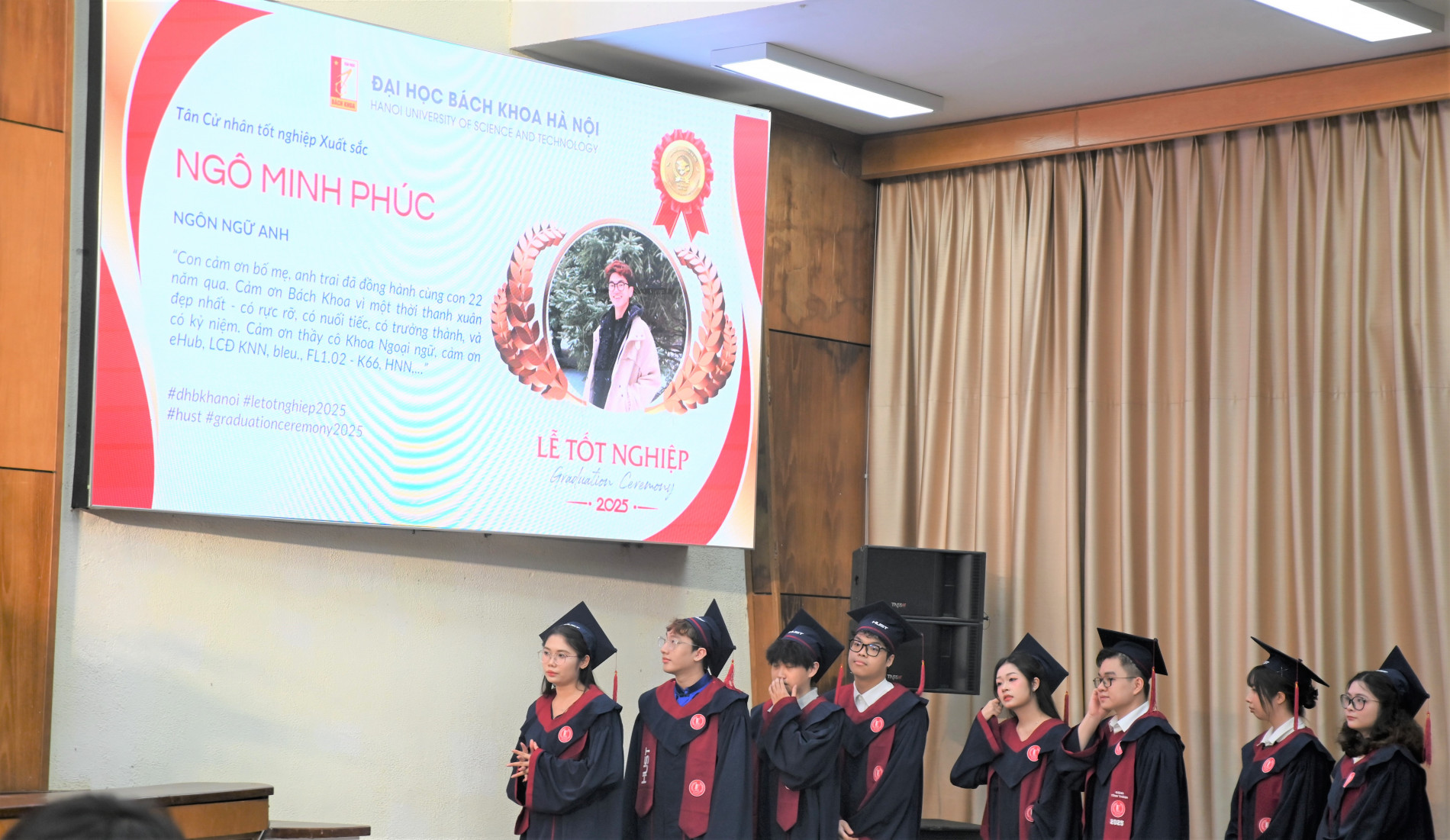 SV ngành Ngôn ngữ Anh Khoa Ngoại ngữ tại Lễ tốt nghiệp tháng 10 2026
